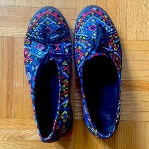 Multi Coloured Low-Rise Dr Martens Shoes